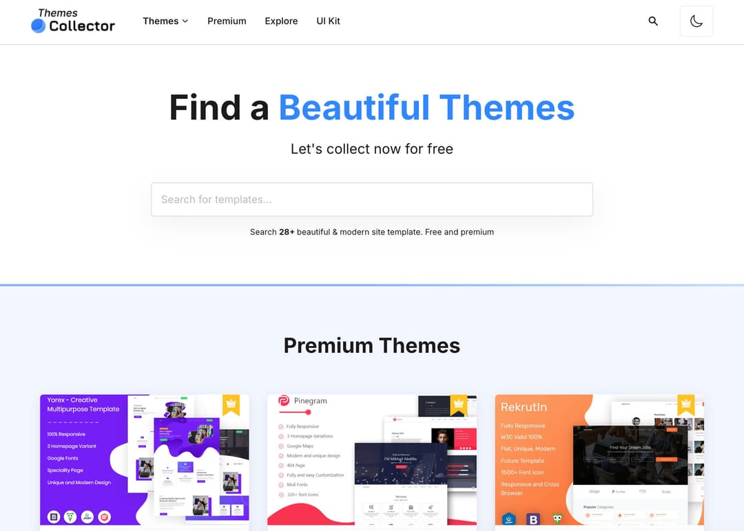 Themes collector